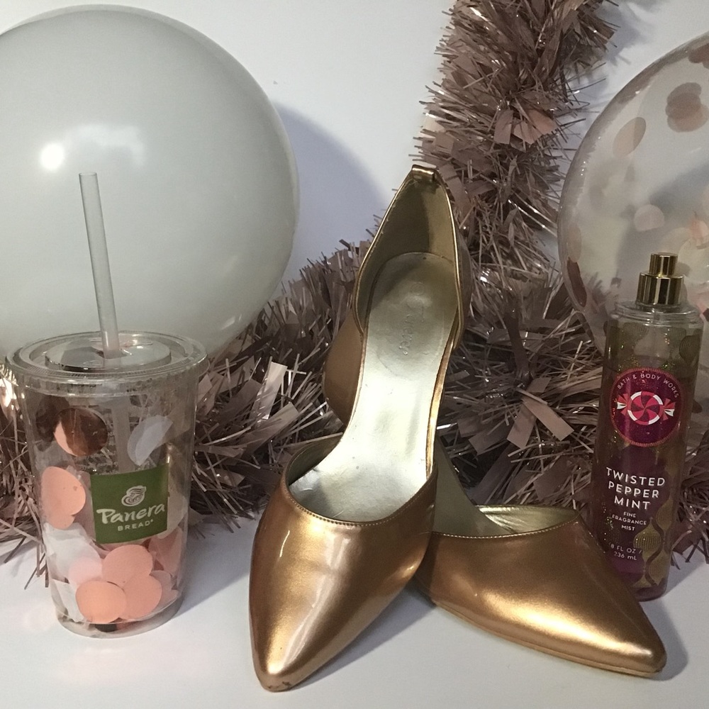 Rose Gold High Heels